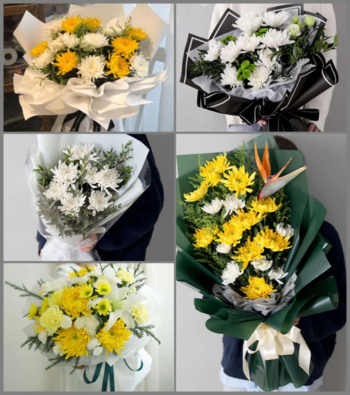 广西梧州蒙山县黄村镇白事花束代送